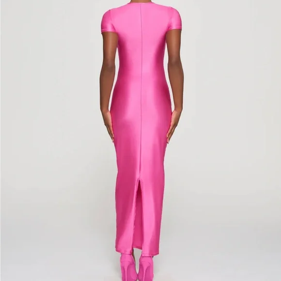SOLD❗️❗️ NWT: SKIMS - SHINE JERSEY LONG DRESS - Picture 6 of 7
